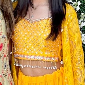 Yellow Indian outfit